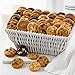 Mrs. Fields 48 Nibblers Bite-Sized Cookies Basket - Assorted with 5 Classic Cookie Flavors