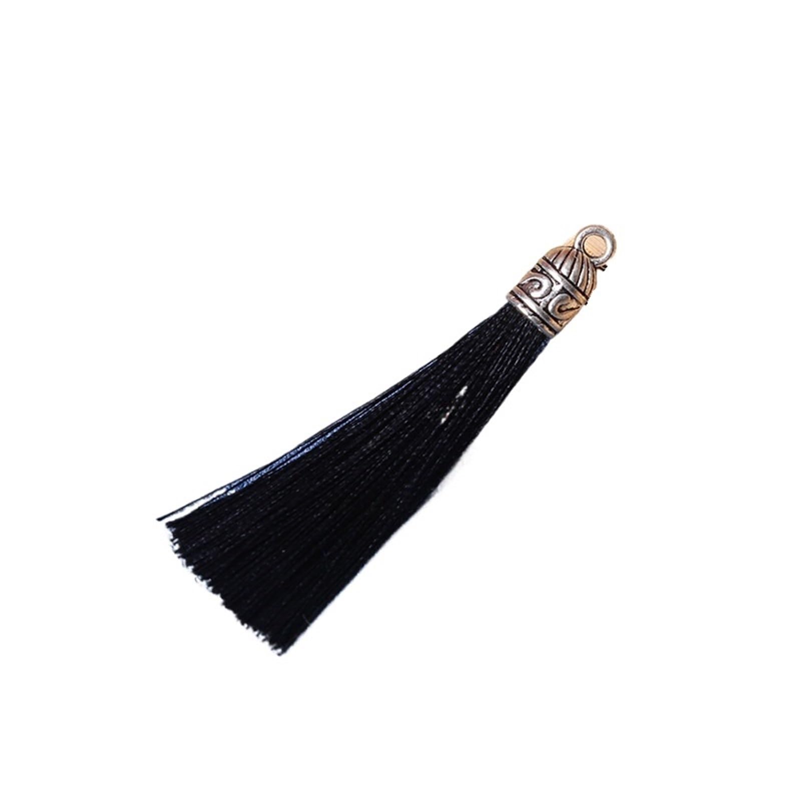 Ornamental tassel, Tassels Decoration Silky Handmade Mini Crafting Tassel for Bracelets DIY Craft