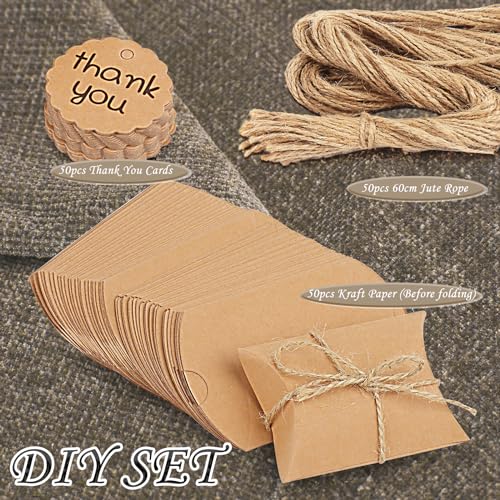 50 Pezzi Scatoline Confetti Portaconfetti in Carta...