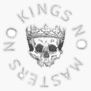 Anti Monarchy Abolish The Monarchist Uk Against Royalist No Kings No Masters Quotes Sticker Bumper Sticker Vinyl Decal 5"