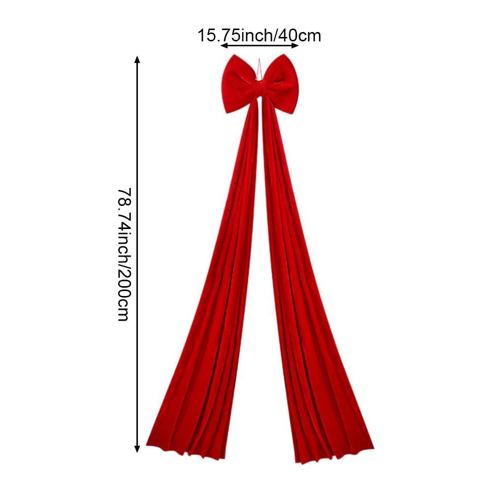 Weihnachtsbaum-Schleife, Vordertür-Schleife, Festival-verpackungsornament Für Weihnachtsschränke, Möbel Und Küchenparty-Dekoration