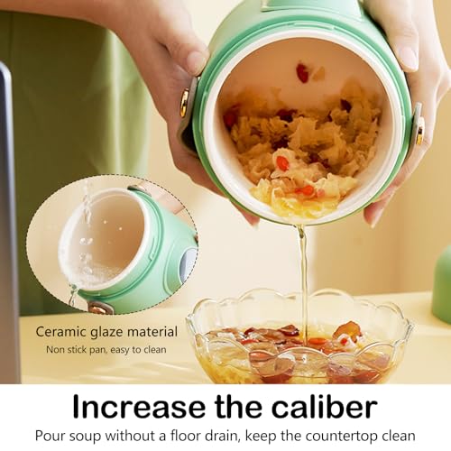 Marmite Electrique, Marmite de Voyage 800ml Cuiseur Ramen Hot Pot Portable Antiadhésif PoêLe Multifonctionnelle pour Faire des Soupes, du Riz, Du Thé, Du Porridge – Image 6