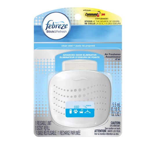 Febreze Stick and Refresh Clean Zest Air Freshener Starter Kit