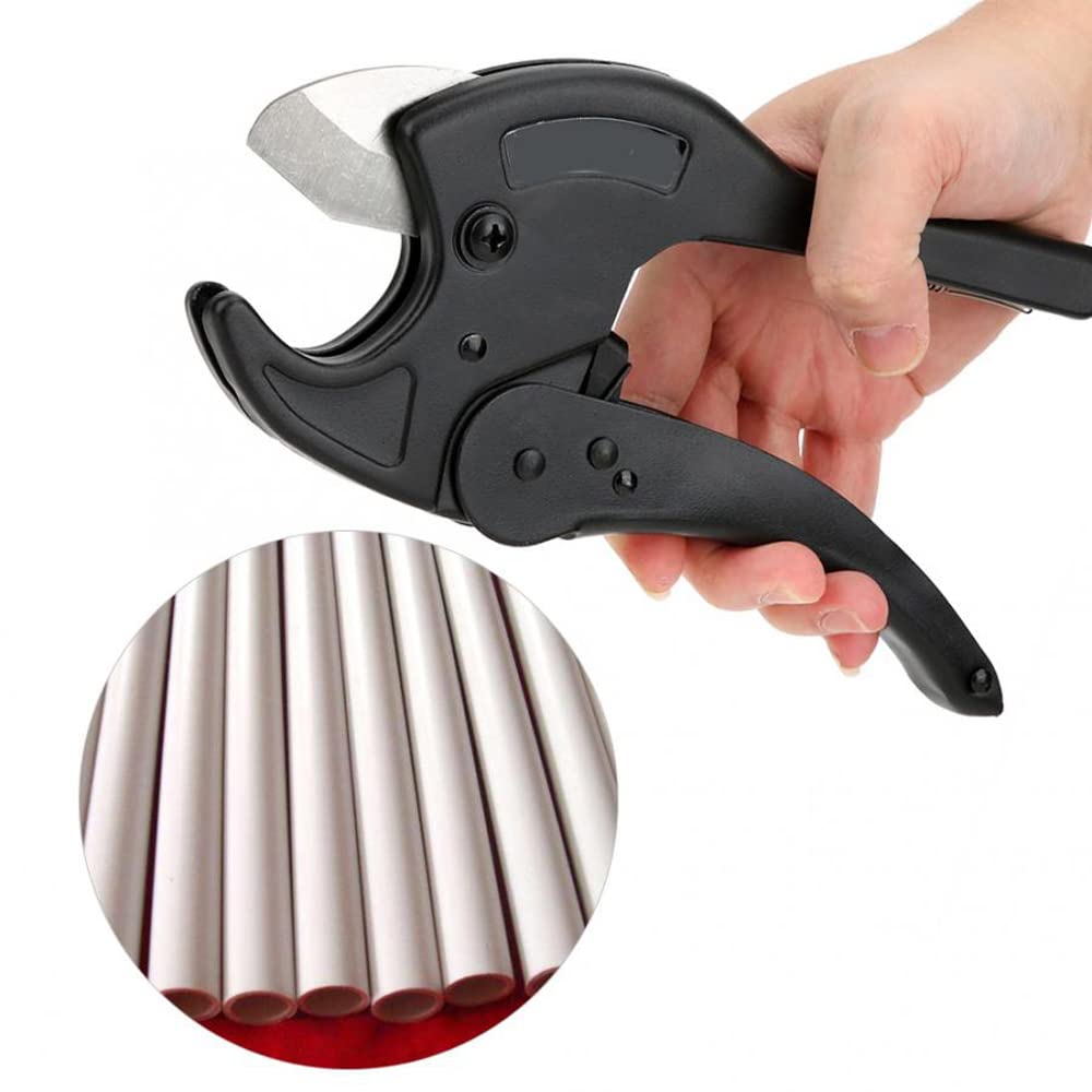 Cortatubos de PVC para Trabajo Pesado Aleación de Aluminio CR Cuchilla de Acero Inoxidable Herramienta de Corte de Tubos Cortador de Tubos de PVC
