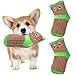 Ipetboom 2Pcs Squeaky Toys Plush Chew Toys for Dogs Animal Stuffed Toys for Dogs Cotton Animals Dog Toys Sock Shape Design Toy