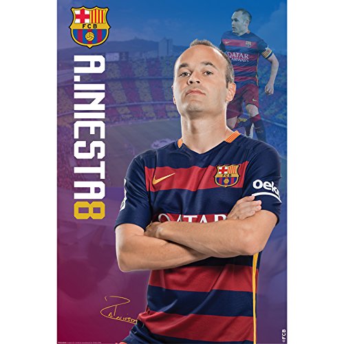 F.C. Barcelona Mini Poster A. Iniesta 20