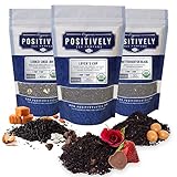 Organic Positively Tea Company, Dessert Tea Sampler, Loose Leaf, 4 Ounce, 3 Pack