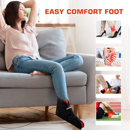 Image of Viconor Red Infrared Light Therapy for Feet, Red Light Therapy Shoe Led Near Infrared Light Boots