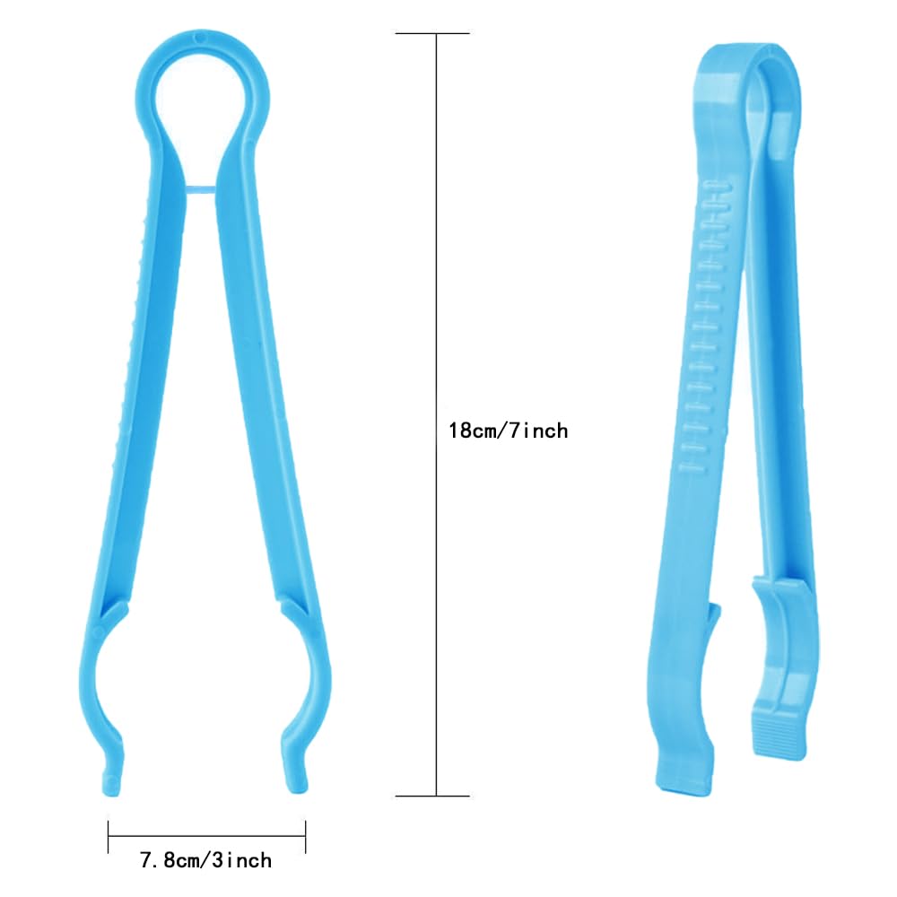 3 Pezzi Pinze per Biberon Multifunzione, Bottiglia Multifunzione Morsetto Pinze Sterilizzate per Neonati Strumento per La Pulizia Delle Bottiglie Clip Anti-Scottature per Biberon Bambini