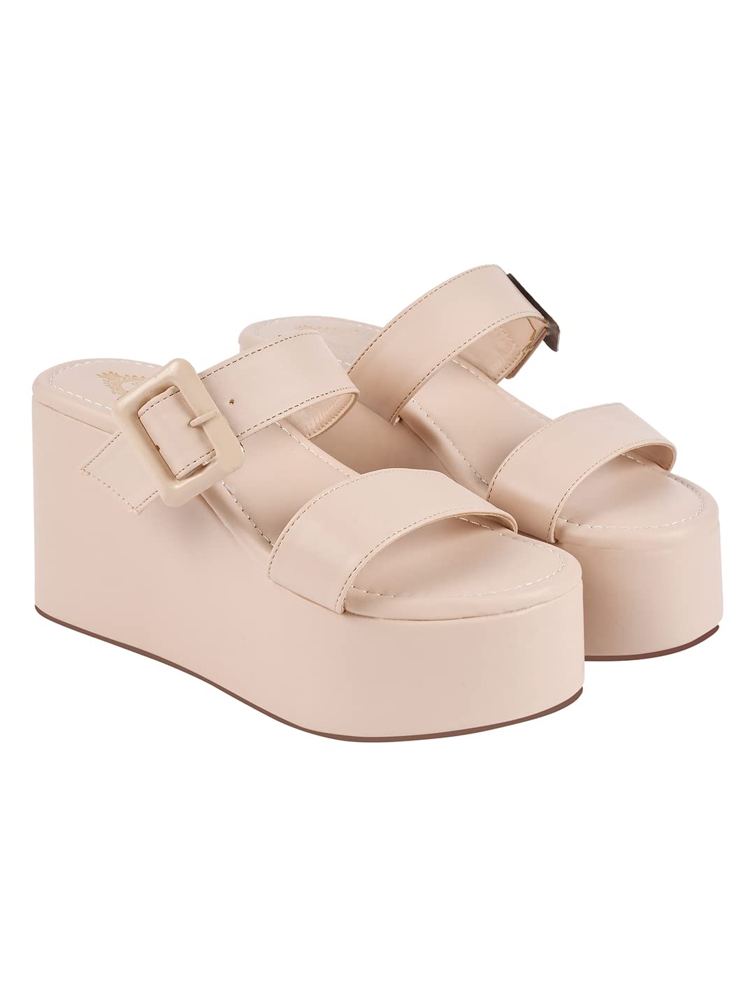 Shoetopia Fashionable Cream Platform Heels For Women & Girls /UK6 (B0C3RKDFQQ) Amazon Price History, Amazon Price Tracker