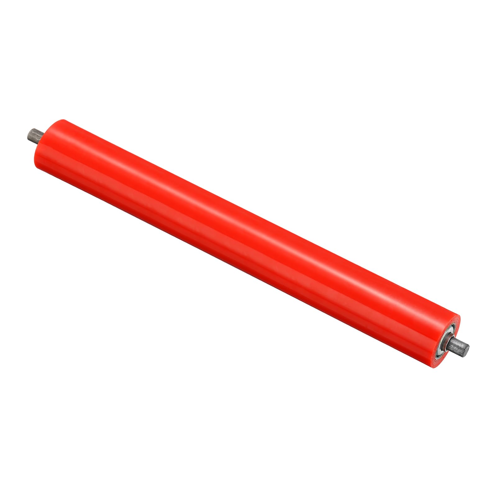 PATIKIL Polyurethane Coated Conveyor Roller 2" Diameter 10" Length, Stainless Steel Transmission Replacement Part Galvanized End, Red — Amazon image 15