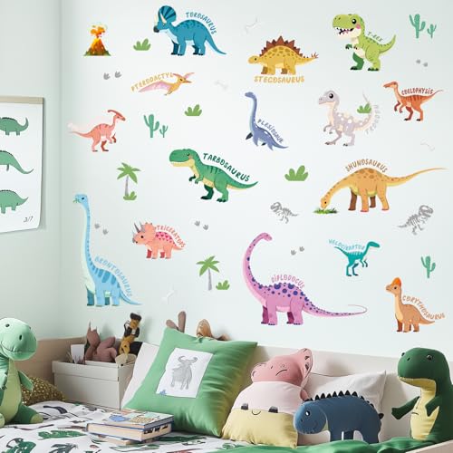 Vinilo Decorativo Dinosaurio Acuarela SHUCHING miniatura 3