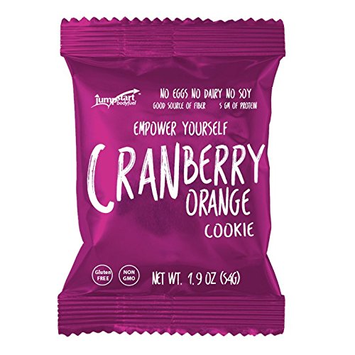 Jumpstarter Bodyfuel All Natural Gluten Free Cookie, Cranberry, 1.9 Ounce (Pack of 12)