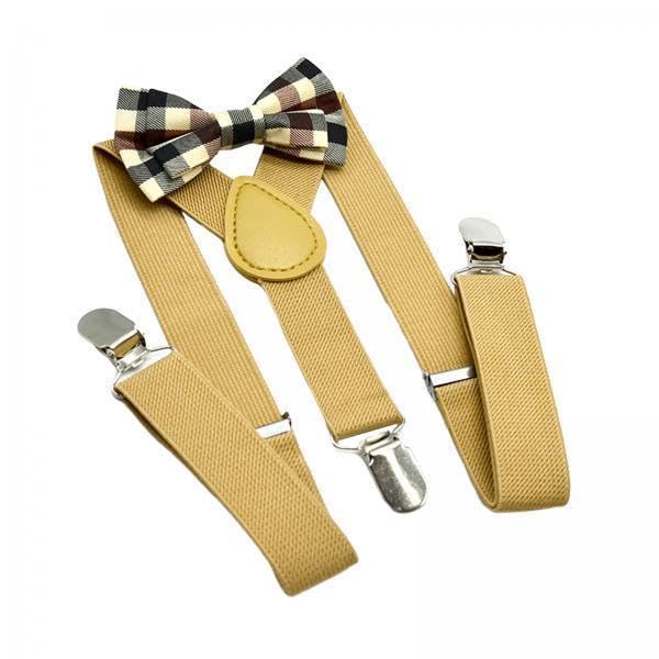 2xKids Suspenders with Bow Tie Y Shape Adjustable Braces for Jeans Formal Wear|Clothing Shoes & Accessories | Mens Accessories | Suspenders Braces-image-36