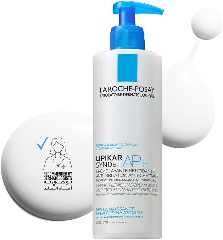 Lipikar Syndet AP+ Body Wash for Eczema Prone Skin 400ml