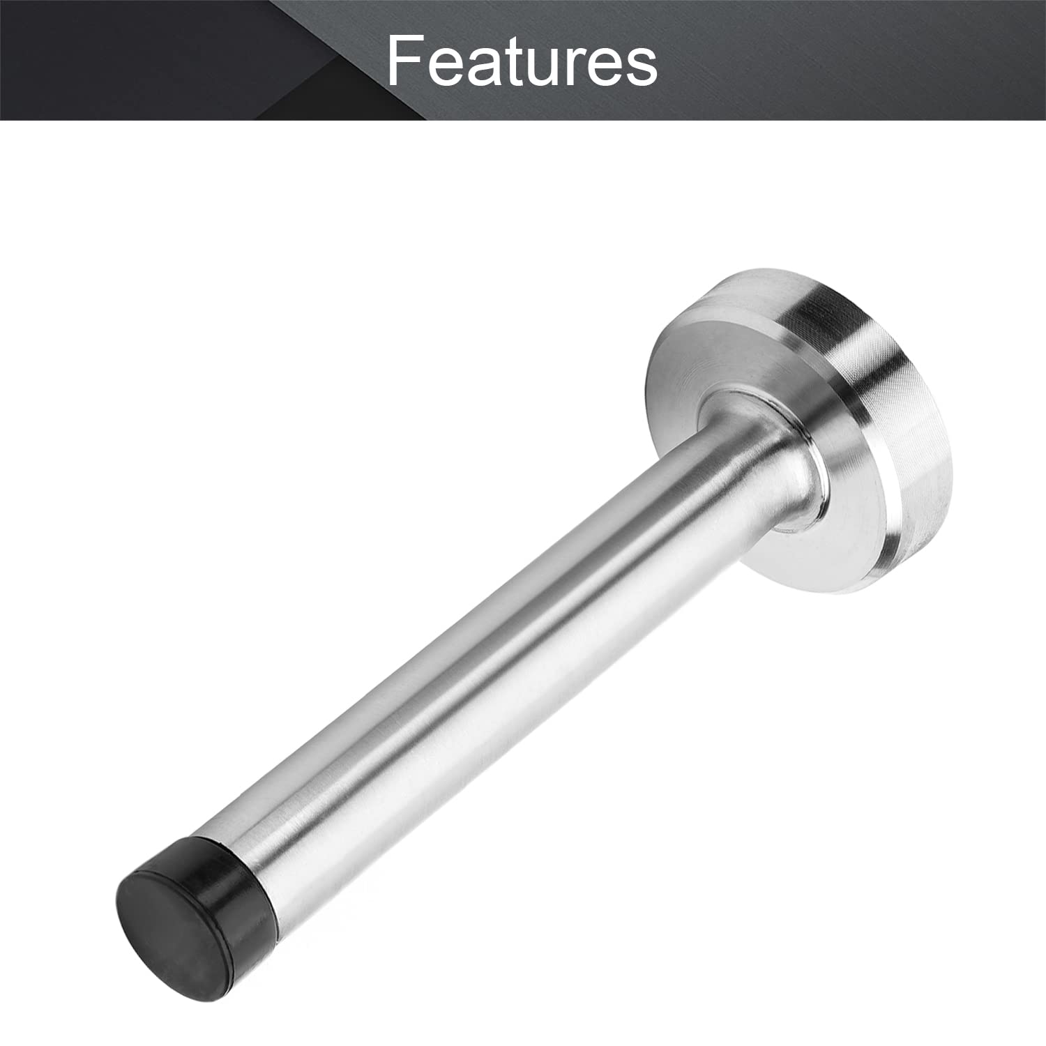 MroMax Butée De Porte En Acier Inoxydable Fixation Au Sol 50 Mm
