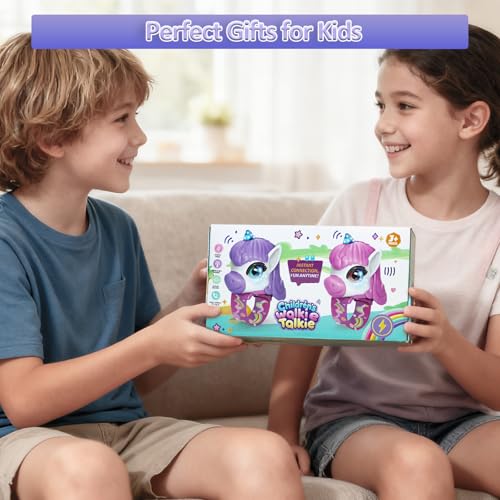 Image of Walkie Talkies for Kids, 2 Pack - Wrist Watch Kids Walkie Talkies, Magical Pony Toddler Walkie-Talkie Toys, 2-Way Radios with Clear Sound, Ideal Gift for Girls & Boys Ages 3-12