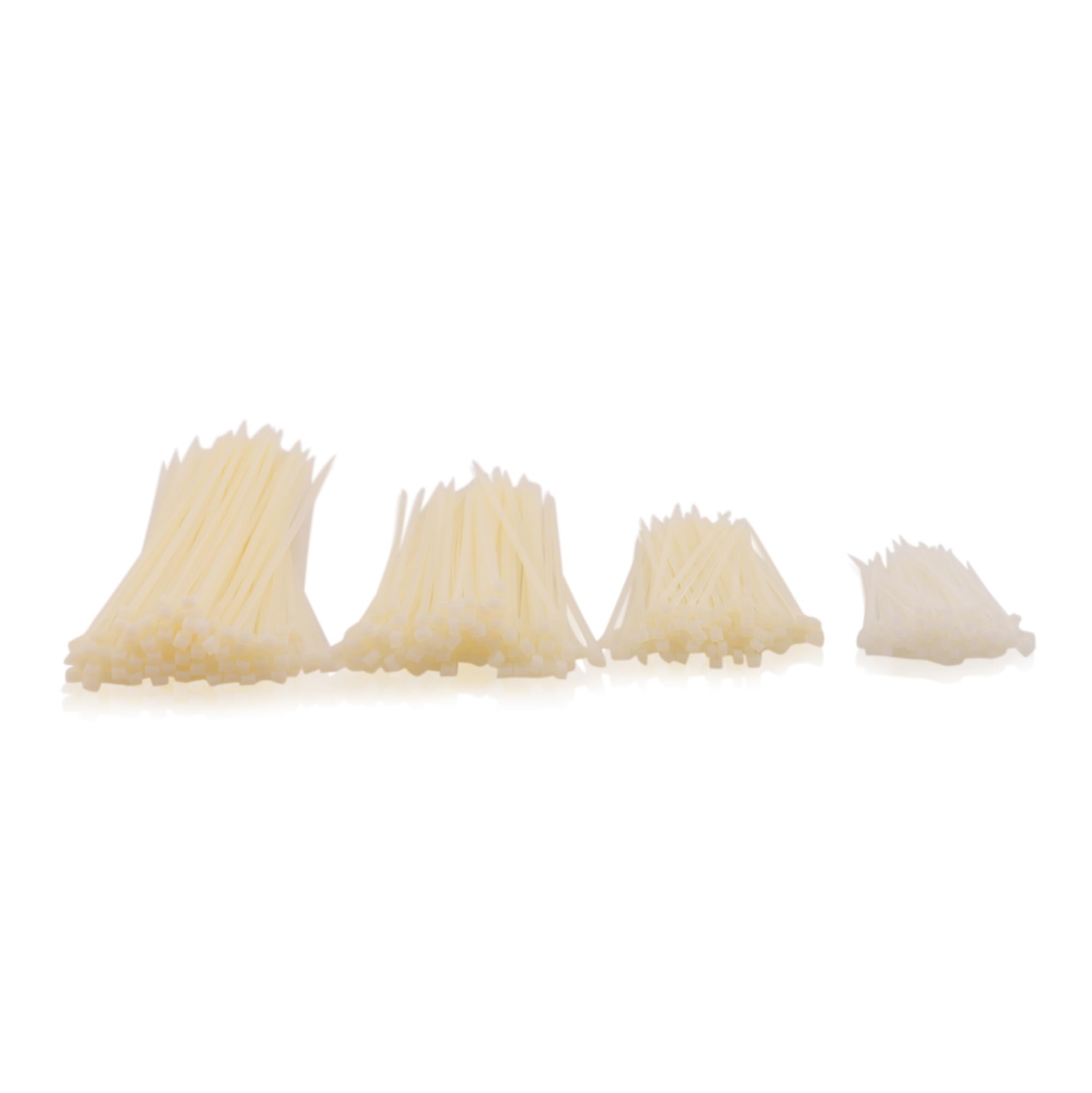 Assortimento 1500 Fascette Serracavi Nere – 2,5 / 3,5 / 4,5 Mm, Resistenti UV, PA6.6, Da -40°C A +85°C