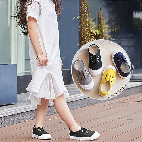 Girls Volleyball Shoes Toddler Boys Girls Low Top Canvas Slip On Shoes Lightweight Casual Kids Sneakers School Runing3