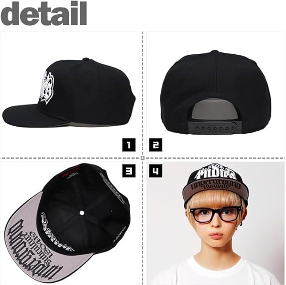 Amazon | [ルーディーズ] SPARK SNAPBACK CAP (CAP)(HD0905-BK