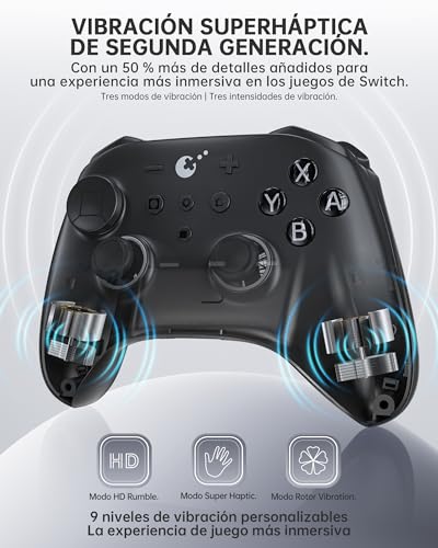 Image of GuliKit TT MAX Wireless Controller (Black)-720 TMR Joystick, 950mAh | For PC, Android, iOS, Switch 1 /2, Switch Wake-Up Function and 4 Detachable Metal Back Buttons