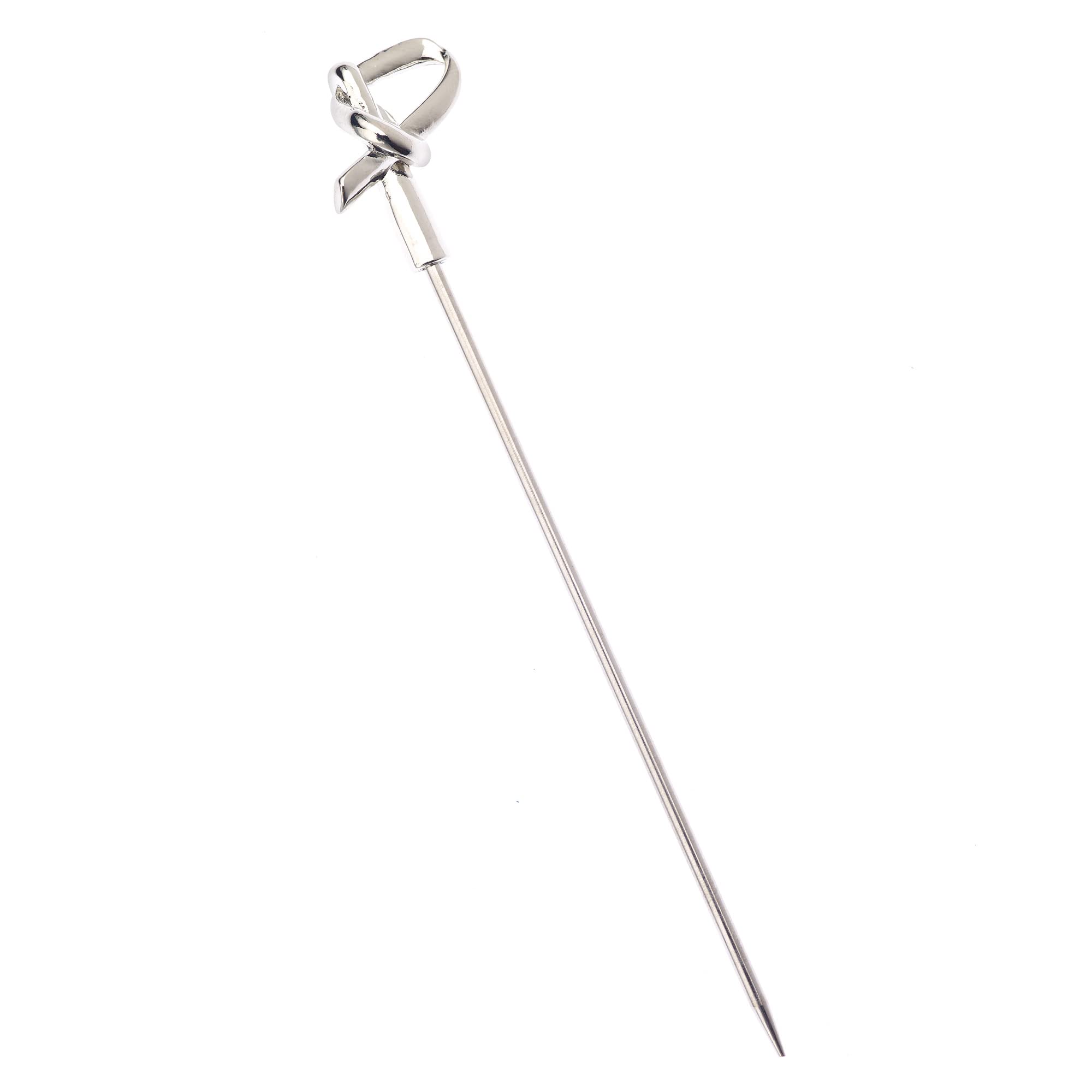 Barfly Cocktail Picks, Bamboo Knot, Stainless Steel, Set 12