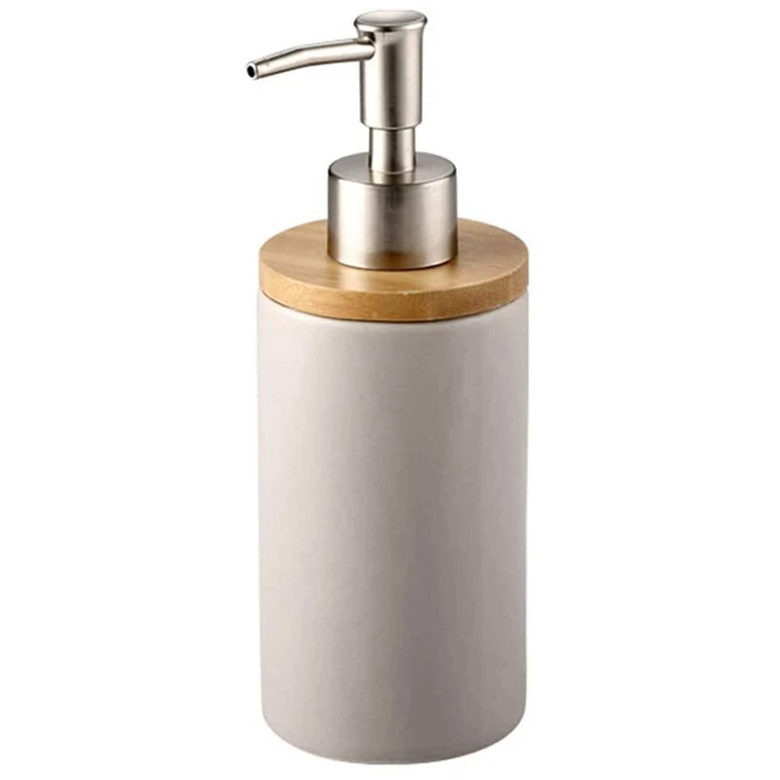 Soap Dispenser 400Ml Ceramic Soap Dispenser Lotion For Kitchen and Bathroom for Bathroom(Grey)
