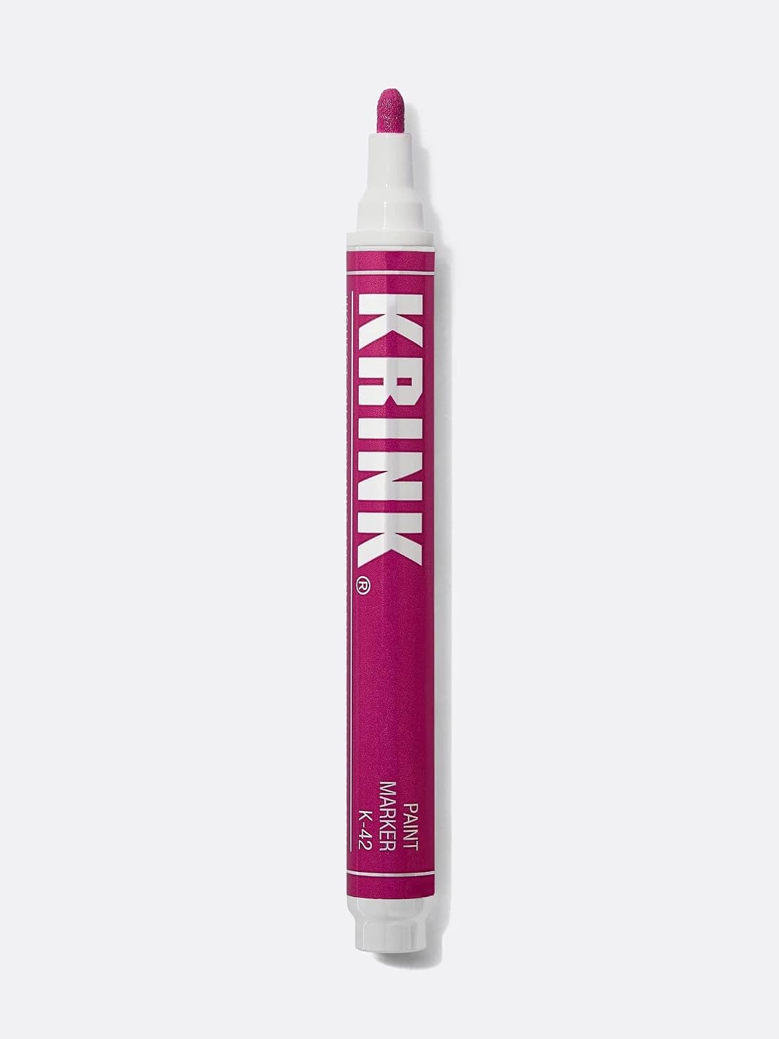 Krink K-42 Pink Paint Marker - Vibrant and Opaque Fine Art Paint Pen for Any Surface - Permanent Marker with Alcohol-Based Paint for Metal Glass Paper Painted Surfaces and More