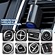 Auto Diffuser Lufterfrischer, 3 Modi Smart Auto Diffuser Elektrischer, Auto Aroma Diffusor Ultraschall-Zerstäuber Lufterfrischers Automatisch(Schwarz)