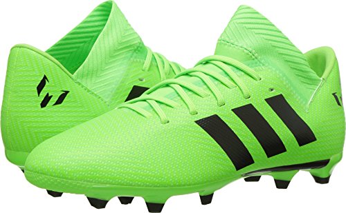 adidas Unisex-Kid's X Tango 18.4 TF Running Shoe, Solar Green/core Black/Solar Green, 1 M US Big Kid