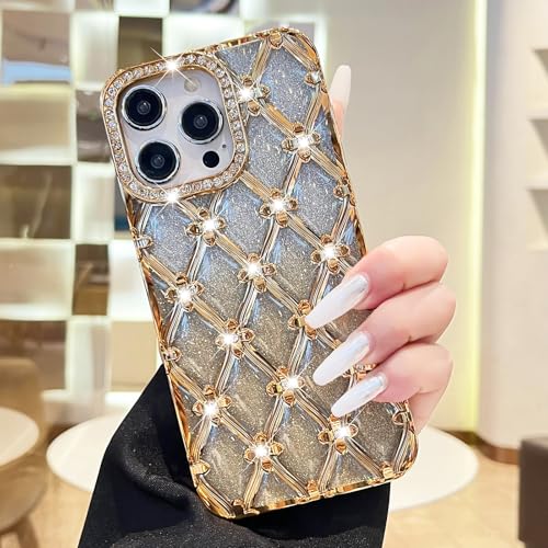 Coque iPhone 13 Pro Max couleur or élégante idée cadeau idéal