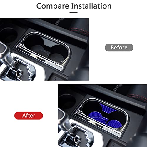 Panel portavasos azul para Toyota Tundra 2014-2018 miniatura 4