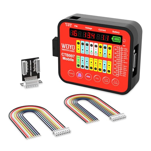 Prüfgerät für Fahrzeug Motorsteuergeräte mit integrierter Stromquelle für die Kfz Inspektion Mobile Energieversorgung und elektrische Nachverfolgung, geeignet für verschiedene Fahrzeugmodelle Kfz