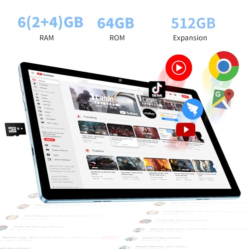 Juninke K10 TABLET 10.1 Inch Android 13 Tablets 64Gb Rom 512Gb Expand thumb #6