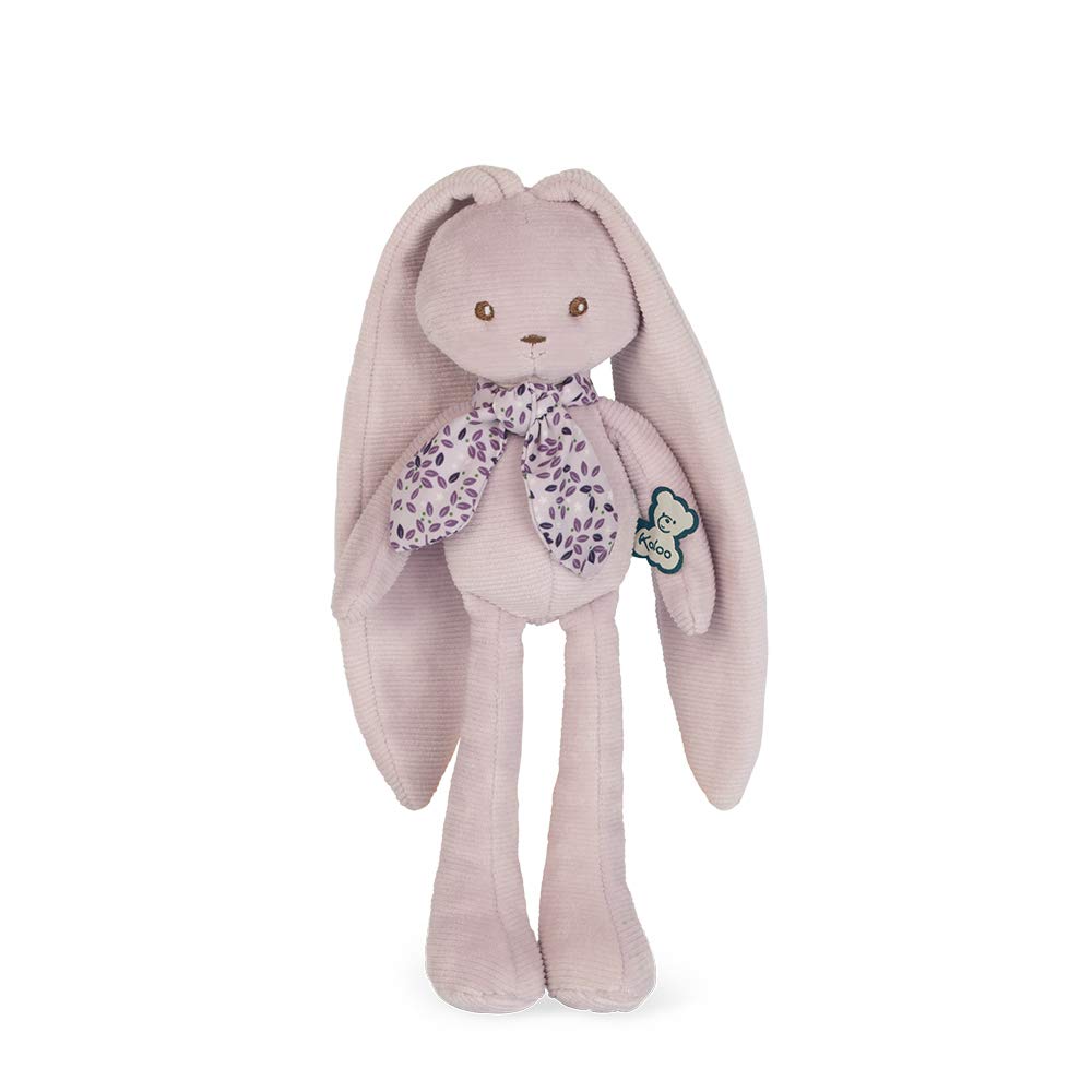 Kaloo - Lapinoo - Pantin Lapin - Peluche Bébé Bi-Matières Jersey et Tricot - 25 cm - Couleur Rose - Matières très Douces - Boîte Cadeau - Dès la Naissance, K969940 - 3