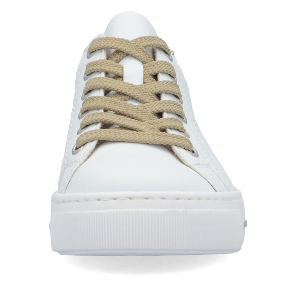 Rieker Mujer Zapatos con Cordones L88W2, señora Calzado cómodo