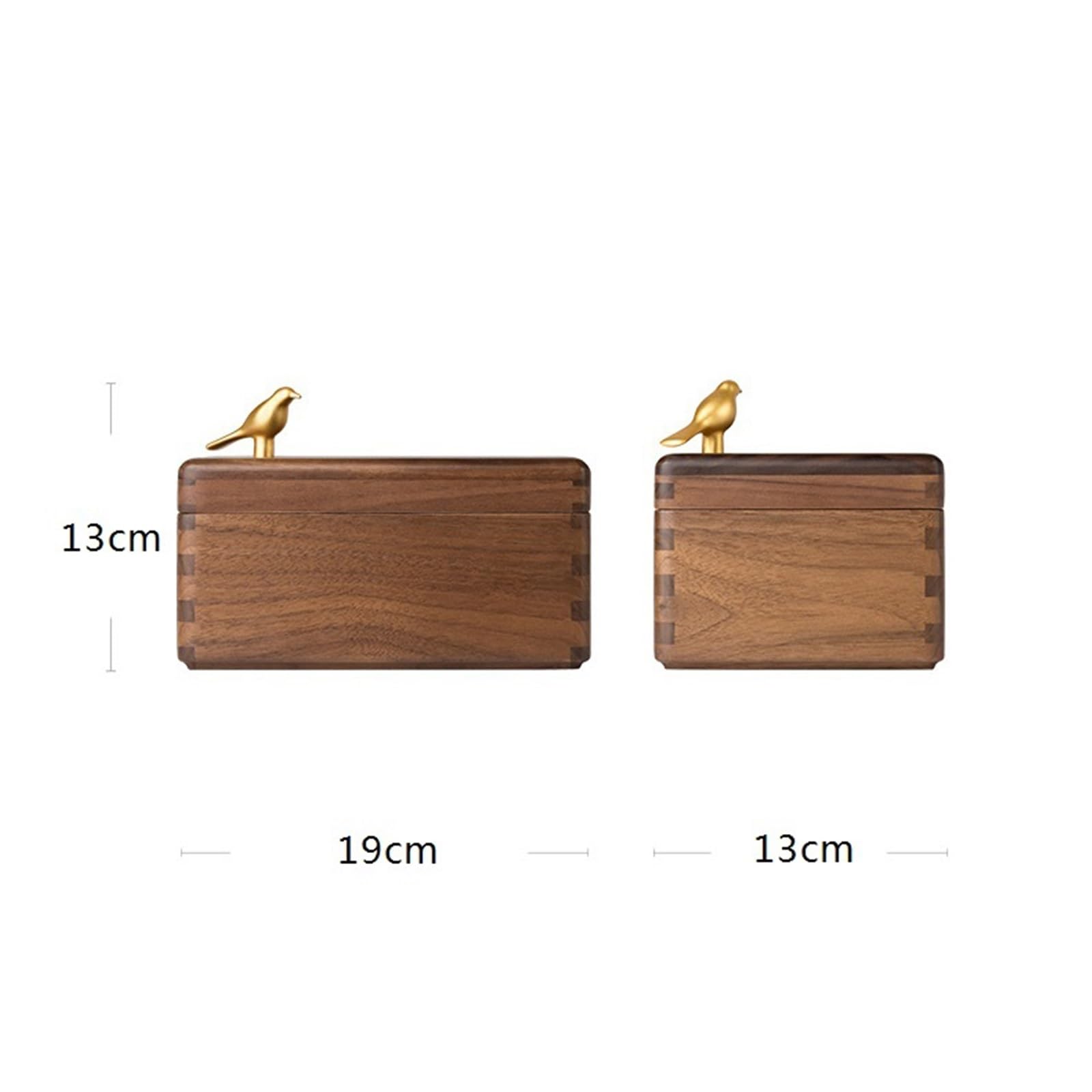 Soporte para Caja de pañuelos Dispensador de servilletas faciales Escritorio con Cubierta Creativa Madera Nogal for Caja pañuelos, Sala Estar y hogar*