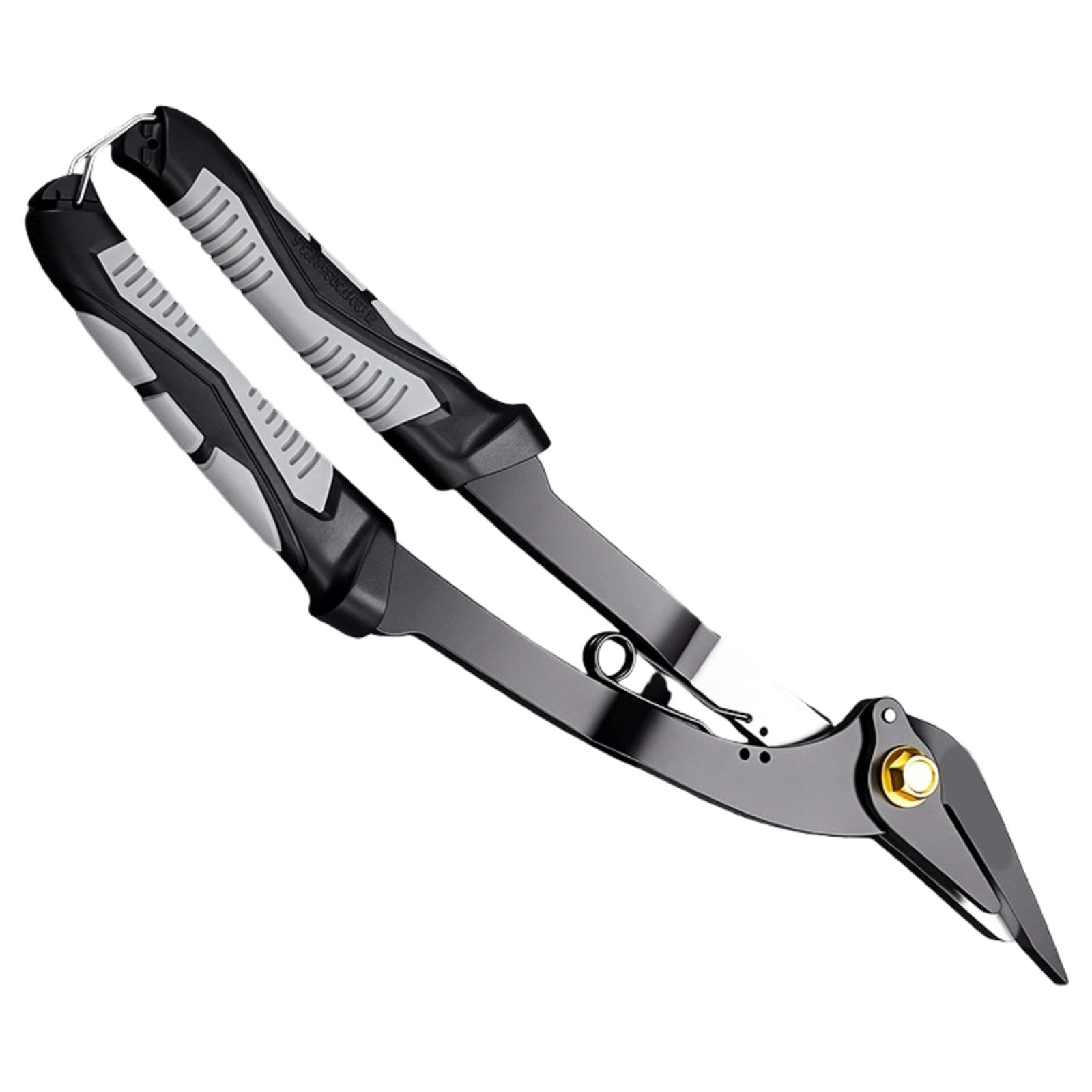 Nvoqilin 12 Inches Duty Steel Manual Metal Shears For Cutting Aluminum Steel Strips And Iron Sheet With Comfortable Ergonomic Handle Industrial Metal Cutting Scissors
