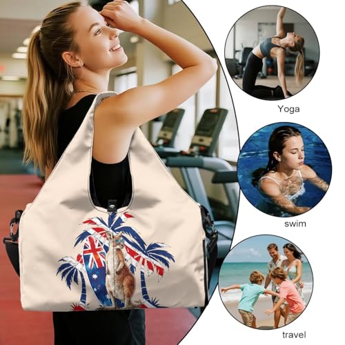 Multi-Functional Yoga Mat Bag With Shoe Compartment And 6 Pockets Crossbody/Handheld (Yoga Mat Not Included)3