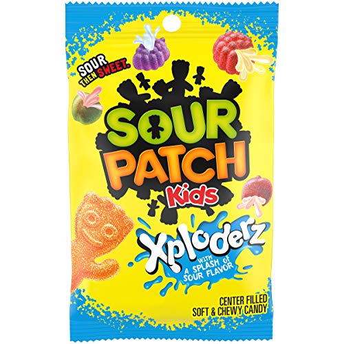 Sour Patch Xploderz Fruit Gummy Candy, 6.5 oz Bag