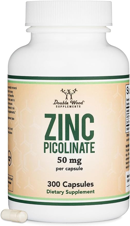 Zinc Picolinate 50mg, 300 Capsules (Immune Support) Non-GMO, Gluten Free (300 Day Supply (B0DHXFTPTD) Amazon Price History, Amazon Price Tracker