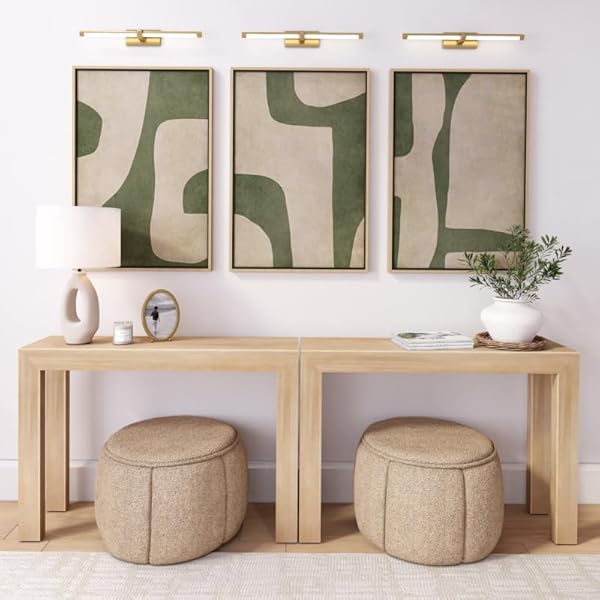Plank+Beam Modern Solid Wood Console Table, 46 Inch, Sofa Table, Narrow Entryway Table for Hallway, Behind The Couch, Living Room, Foyer, Easy Assembly, Blonde by Plank+Beam - Image 8