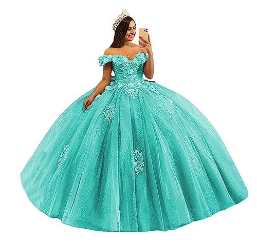 Amazon.com: Youjiayi Long Puffy Tulle Quinceanera Dresses Ball