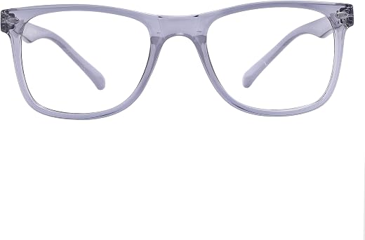 ARN OPTICALS - Wayfarer Reading Glasses, Bluecut Progressive Lenses, Grey Frame, Multiple Powers Available