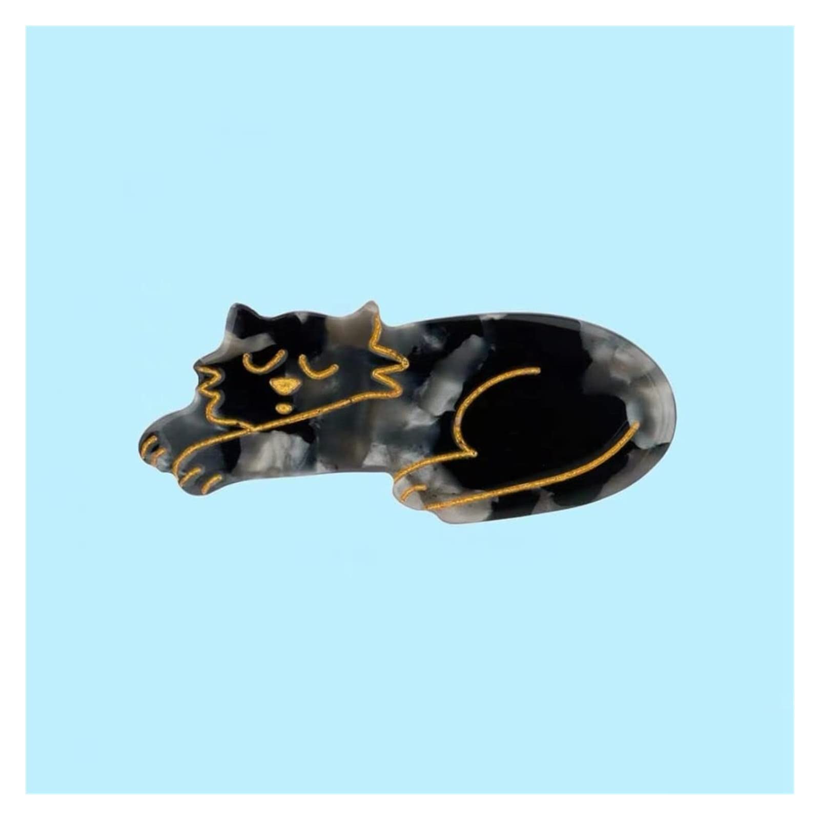Pince à bec de canard chat pour retenir vos mèches au bureau ou en soirée