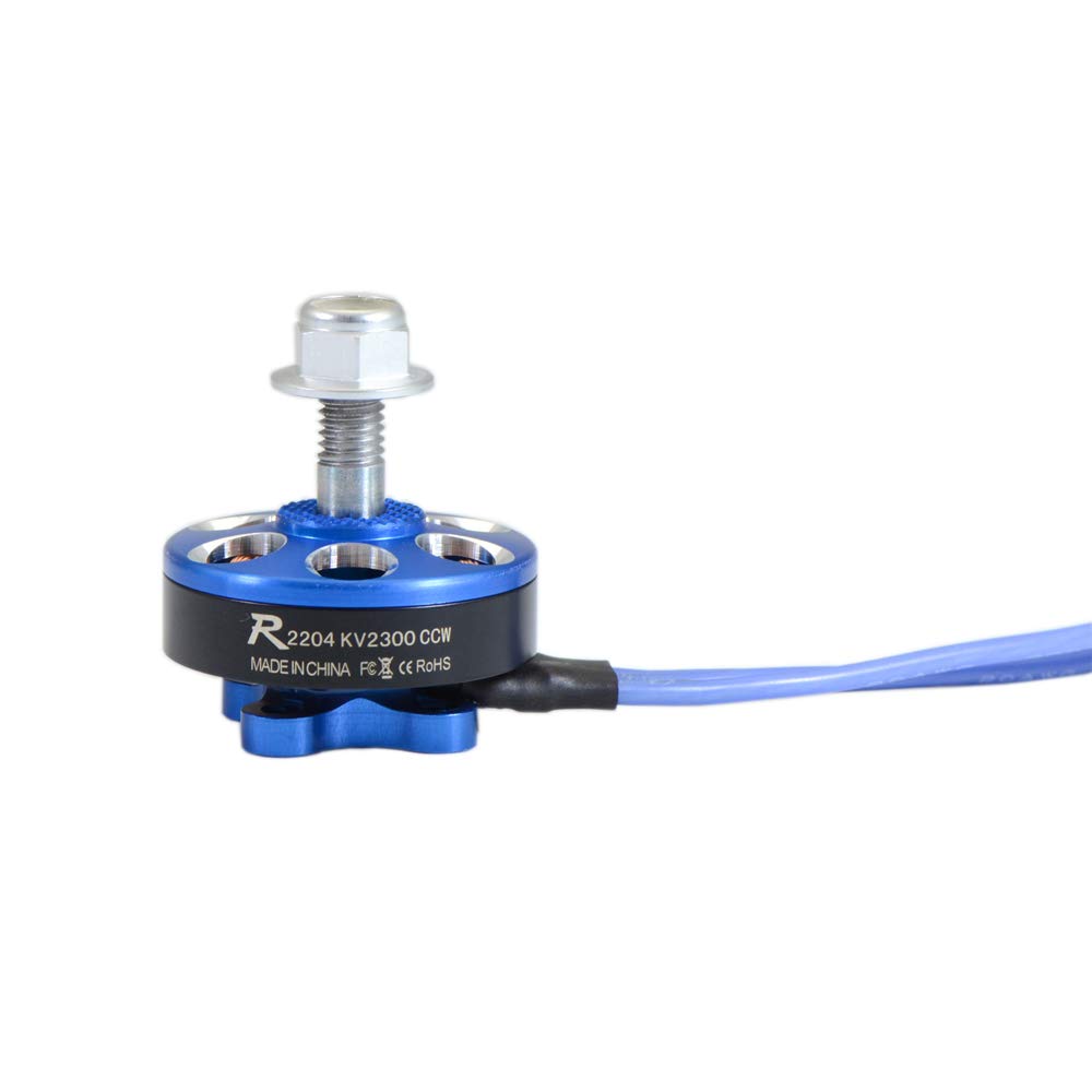 VIDOO R2204 2204 silnik bezszczotkowy 2300KV 3-4S do drona RC FPV Racing Multi Rotor - czarny i niebieski