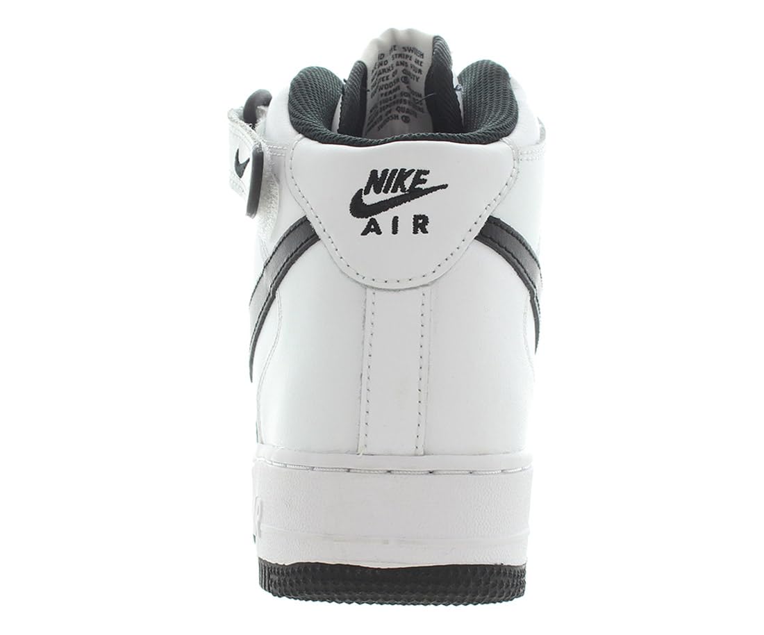 Nike Air Force 1 Mid LE (Big Kid) White/Black/White 7 Big Kid M