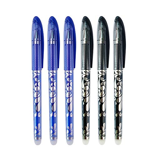 Bolígrafos de Gel Borrables 6 Pack Punta Fina 0.5 mm miniatura 2