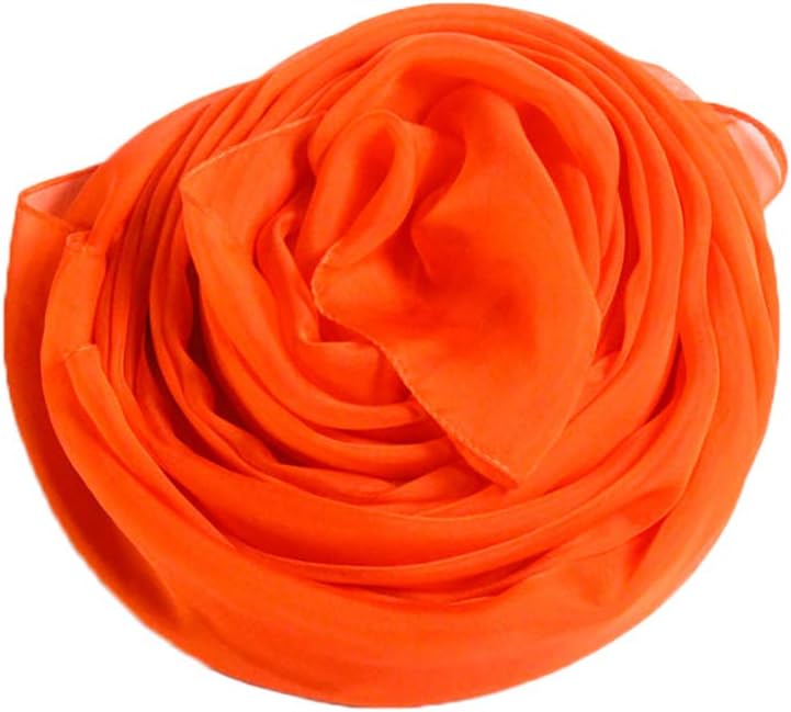 [PanPan Amore] 全23色 100% 絹 シルク ストール 大判 スカーフ 無地 シンプル 薄手 羽織り マフラー 冷房対策 uvカット 防寒 110*180cm