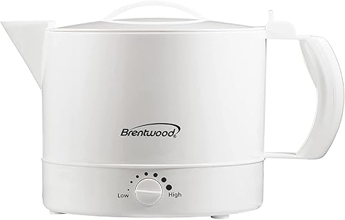 Miniatura 6 de Brentwood Hervidor eléctrico sin BPA 32 onzas color blanco